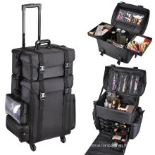 Professional Makeup Artist Carry Case Cosmetic Trolley nylon carrying case waterproof
